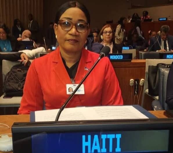 <p>CSW70 : &Agrave; New York, la ministre Pedrica Saint